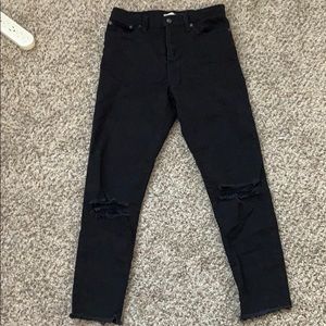 Levi’s black distressed  jeans